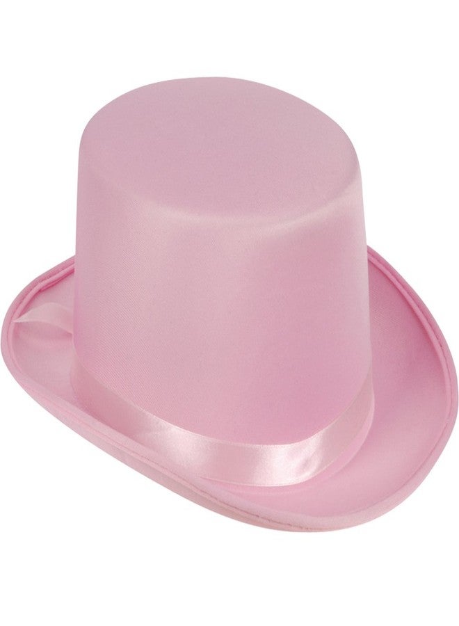 Loftus Dumb and Dumber Felt Style Top Hat - Pink Costume Top Hat